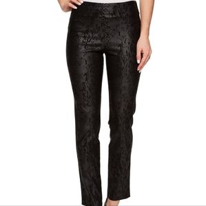 Krazy Larry Black Python Pull On Pants